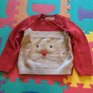 Mini Boden Santa Claus Sweater